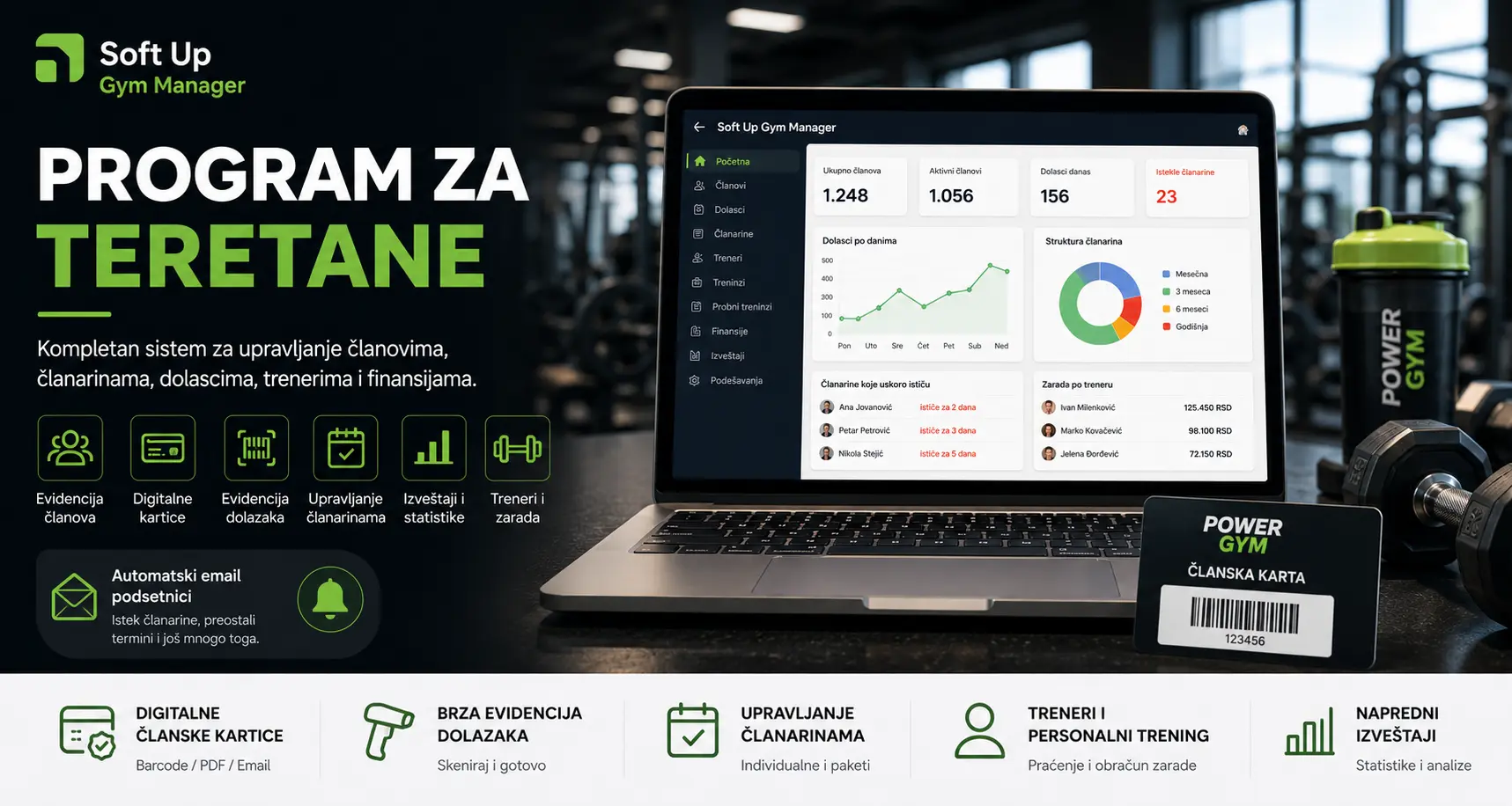 program za teretane