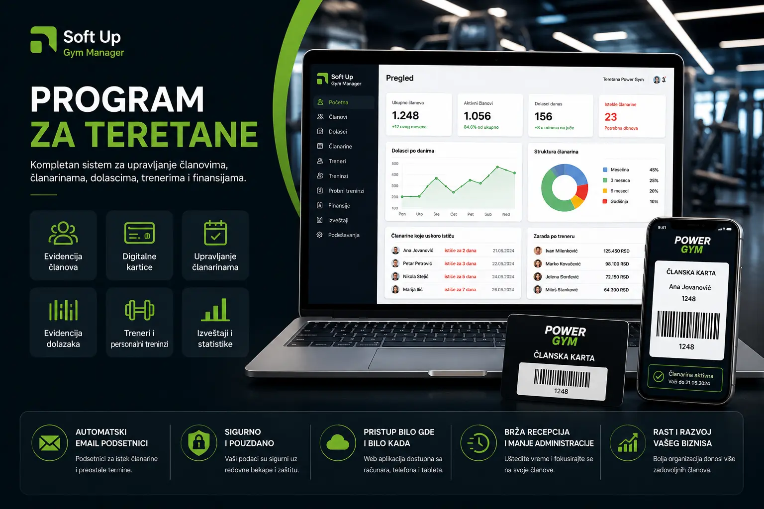 program za teretane soft up